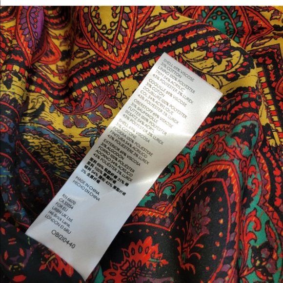 Free People Delphine Kimono Gold Coat XS/S - Picture 4 of 11